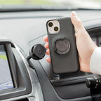 Adhesive Dash/Console Car Phone Holder for iPhone,Galaxy, Pixel and Universal Adaptor