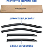 Window Visors Rain Guards Shield for 2003-2007 Honda Accord, Out-Channel Window Vent Wind Deflectors Visors Shades for Honda Accord 03 04 05 06 07