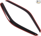 in-Channel Window Vent Visors Rain Guards Compatible with Dodge Ram 3500 1994-2001 | Side Window Wind Deflectors Rain Shields | Black Tinted, 2 Pcs Set, BGWV-126i-3