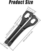 Car Seat Gap Filler, 2 Pack Car Seat Gap Filler Organizer, Anti-Drop Side Console Storage Pocket with Storage Slot, Universal for Auto SUV Truck Interior Accessories, Black