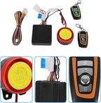 12V Motorcycle Anti-Theft Alarm with Remote Engine Start | 12V motorcycle anti-theft alarm system with remote control and engine start function