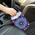 Portable Reusable Waterproof Car Trash Bin, Multipurpose Vehicle Organizer, Road Trip Essentials (Ethnic Style)