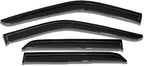 Side Window Visors rain Guards Vent Deflectors Compatible with Nissan Kicks 2018-2024, Vent Deflector Window Rain Guard Sun Shade Visors, Car Accessories 4PCS 2018 2019 2020 2021 2022 2023 2024