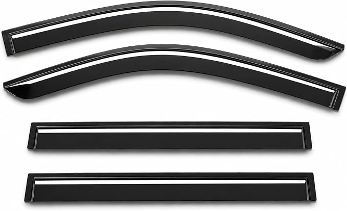 2026 2027 Tape-On Rain Guards Side Window Deflector Visors for Toyota Rav4 LE SE XSE XLE Premium Limited, Extreme Durable RAV 4 Vent Shade