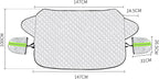 Complete Winter Windshield Cover Kit for GMC Acadia 2007–2025 2026 Lambda/C1XX, All-Weather Frost Guard & Snow Protector, Automotive Sun Shade -Easy to Install