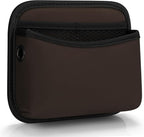 Universal Car Side Pocket Organizer, PU Leather Car Pocket Pouch for Car Seat, Door, Window, Console, Cards Trash Cell Phone Sunglasses Holder for Car, Brown