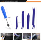 1315PCS Retainer Clips Interior Accessories - 56 Most Popular Sizes Bumper Trim Body Clips with Fasteners Remover and 10Pcs Reusable Cable Ties for Toyota Nissan Ford BMW Chevy Honda Subaru