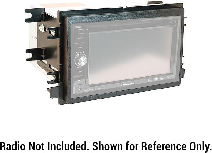 FD1426B Double DIN Radio Install Dash Kit Compatible with Select 2004-10 Ford, Lincoln and Mercury Vehicles - Aftermarket Car Stereo Installation Kit - See Guide in Images to Verify Vehicle