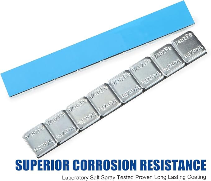 Upgraded Wheel Weights 1/4oz, 0.25oz - 240PCS Adhesive Stick on Wheel Weights, 60oz/Box, Perfect for Cars/Trucks/SUVs/Motorcycles
