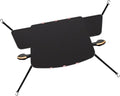 Car Windshield Sun Shade, Thickened Windshield Snow and Sun Cover with Side Window & Rearview Mirror Protector, Scratch-Resistant Aluminum Foil Sun Shade with Anti-Theft Straps (Black)
