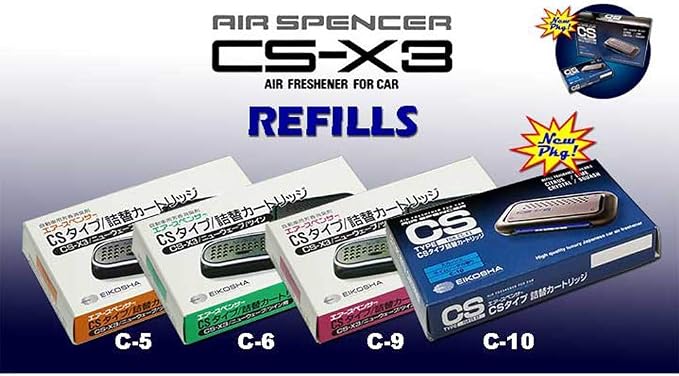 Squash Air Spencer Bundle of Squash Air Freshener Unit and Refill Cartridge 2 Packs
