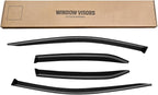 Window Rain Guards for 2018-2024 Toyota Camry, Window Visor Guard Vent Wind Shade Deflector Rain Shield Protector Sun Visor for 18-24 Camry 2019 2020 2021 2022 2023,Tape-on/Outside-Mount, 4PCS