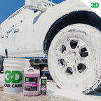 3D Wash N Wax Car Wash Soap - pH Balanced, Easy Rinse, Scratch Free Soap with Wax Protection - 16oz.