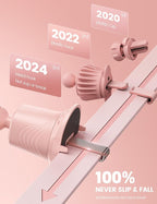 2026 Wider Clamp & Metal Hook Car Phone Holder Vent [Thick Cases Friendly] Phone Holders for Your Car Mount Automobile Hands Free Cradle Air Vent for iPhone 17 16 15 14 13 Pro Max Pink