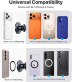 for Magsafe Car Mount [Strongest Magnet & Upgraded 3M Adhesive] Magnetic Phone Holder for Car Dashboard 360 Adjustable Magnetic Car Phone Holder Mount for iPhone 17 Pro Max 16 15 14 13 Plus