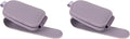 Magnetic Leather Sunglasses Holder for Car, 2 Packs (Purple) | Magnetic Car Visor Accessories