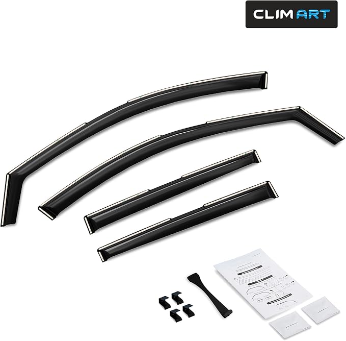 in-Channel Incredibly Durable Rain Guards for Buick Encore GX 2020-2026, Original Window Deflectors, Vent Window Visors, Vent Deflector, 4 pcs. - 620435