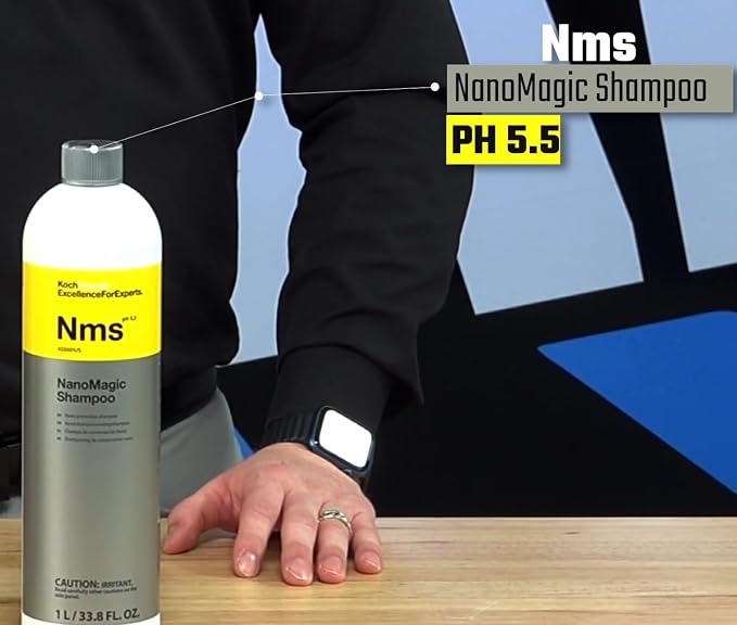 NanoMagic Shampoo - Auto Soap with Gloss Cleaning, Water-Repellent, Nano Shampoo Layer With Built-In Sealant (5 Liters)