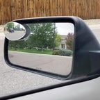 Blind Spot Mirror Oval, HD Glass Frameless Stick on Adjustabe Convex Wide Angle Rear View Blind Spot Car Mirror for Car Blind Spot, Pack of 4
