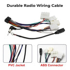 Android Car Stereo Wiring Harness for Toyota | 16Pin ISO Radio Wire Harness Stereo Antenna Kit,USB Connector&Reversing Cable Compatible with 2012-Above Toyota No JBL