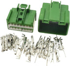 Automotive Connectors 1-20 Sets 16 Pin Hi*/gh Quality Auto Wiring Terminal Male Female Socket Car Unsealed Wiring Connector 7283-6453-60 7282-6453-60 DJ71612-2.2-11 DJ71612-2.2-21 Connectors(Male Fema