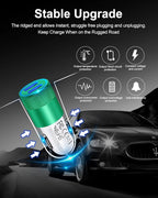 Dual Port Car Phone Charger, [2Pack] 3.4a Fast Charge USB Cargador Carro | Lighter Adapter Cigarette Auto Power Adapter Block for iPhone, Samsung Galaxy, Google Pixel, LG, Motorola, GPS, LED Light Car