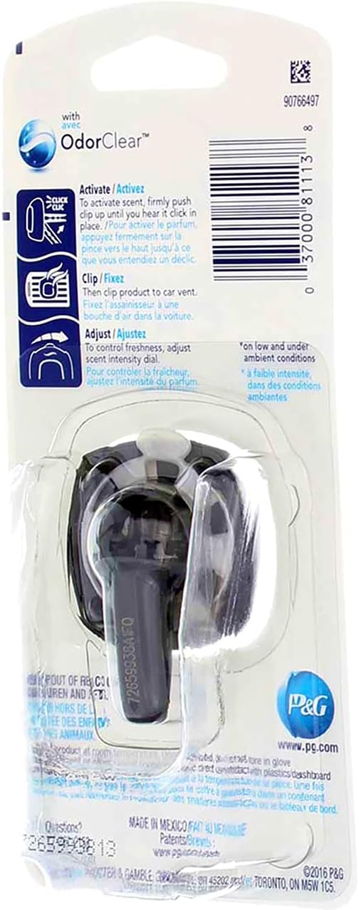 Car Vent Clip Air Freshener, Linen & Sky 1 ea (Pack of 3)