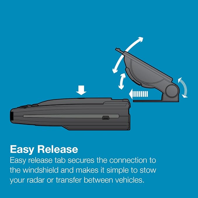 Original StickyCup Silicone Suction Windshield Mount for Compatible Radar Detectors (0020057-2)
