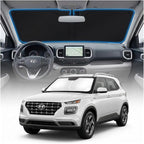 for Hyundai Venue Sun Shade Windshield Cover - Custom Fit Outlander Accessories 2020-2024 2025 Sunshade Foldable UV Protection & Heat Shield Sun Visor Accessories