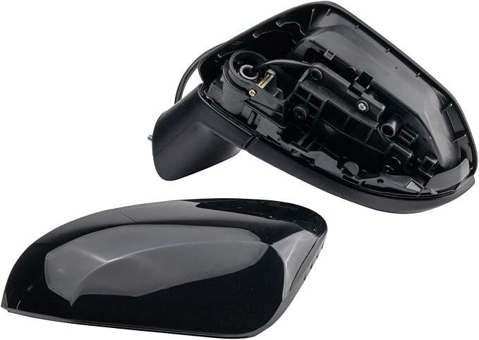 Power Side Mirror Set Driver & Passenger Paint to Match Manual Fold Compatible with 2020-2024 Toyota Corolla Sedan TO1320391 TO1321391