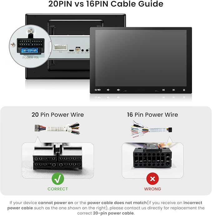 A5L 10 inch Android Double DIN & Single DIN Car Stereo, Floating QLED Touchscreen, Wireless Carplay & Android Auto, WiFi/USB/Bluetooth Tethering, Backup Cam, HDMI Out, DSP, ChatGPT AI