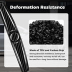 4PCS Carbon Fiber Car Door Protector Edge Guards,Thicker Door Guard for Cars Provides Impact and Anti-Scratch Protection,Universal Self-Adhesive Doors Protectors for Vehicles