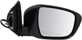 Passenger Side Power Mirror Paint to Match with Housing Turn Signal Compatible with 2017-2019 Nissan Rogue Sport NI1321300