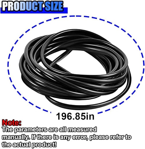 16Ft (5M) Car Door Edge Protector, Auto Trim Door Edge Guard, Black | Anti-Collision Car Door Entry Guard Protective Strip, No Glue