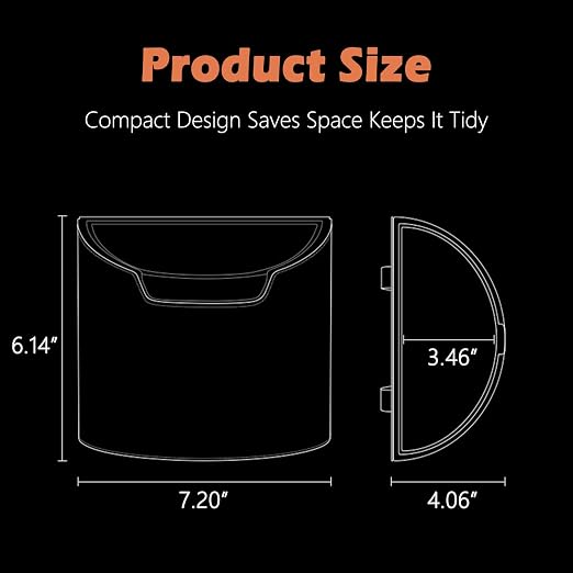 Leakproof Car Trash Can,Mini Car Trash Bin for SUV and Truck,Small Removable Liner Garbage Can,Waterproof Automotive Trash Can for Vehicle,Home,Office,Multipurpose,Easy to Clean (Black)
