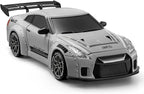 RC Drift Car, 1:24 Remote Control Car for Kids, 20KM/H 4WD High Speed RC Cars with LED Lights, Two Batteries, Extra Drifting Tires, Vehicle for Adults Boys Girls