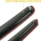 in-Channel Window Rain Guards for 1994-2001 Dodge Ram 1500, Vent Visors Shades Wind Deflectors for 94-02 Ram 2500 3500