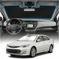 for Toyota Avalon Sun Shade Windshield Cover - Custom Fit Avalon Accessories 2013-2018 Sunshade Foldable UV Protection & Heat Shield Sun Visor Accessories