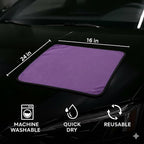 PAKS - 3 Pack Reusable Microfiber Towels - 16x24 Micro Fiber Towels Car Detailing - Plush Auto Cleaning Cloths - Dual-Sided Car Microfiber Towel - Lint & Streak-Free Wash Cloths - Cleaning Supplies