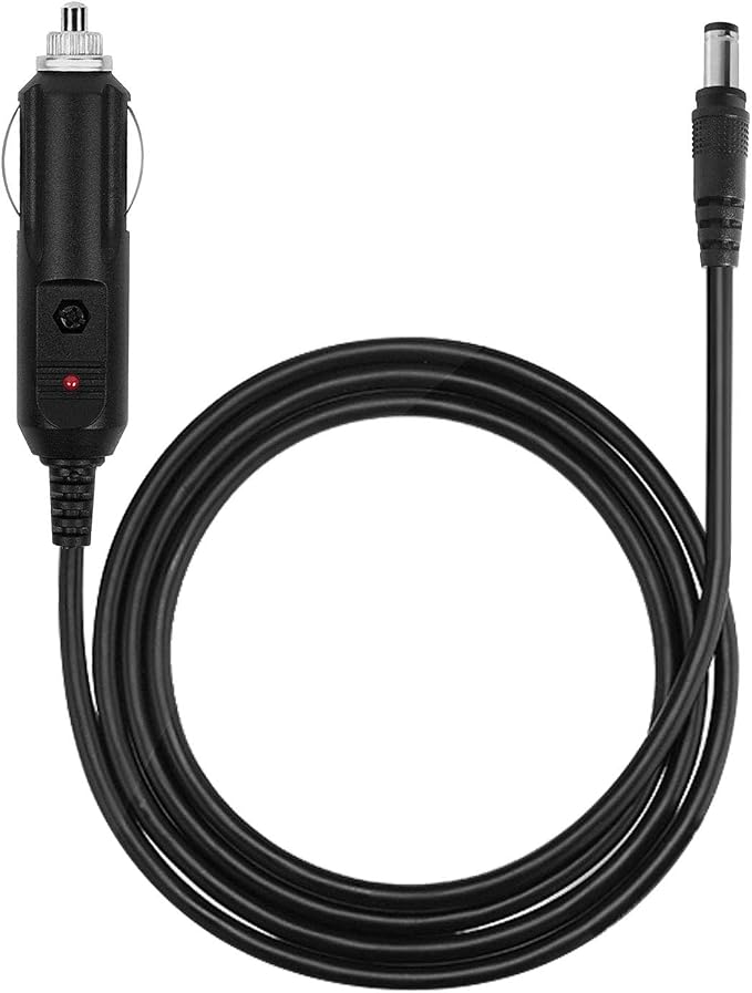 12V Car Adapter Compatible for All Back Massage Cushion Cigarette Lighter Car Charger Adapter…