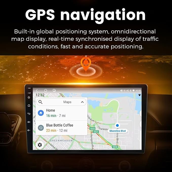 5GWiFi Upgrade Stereo Radio for Scion tC 2011 2012 2013 2014 2015 2016 - 8-Core Wireless Car-Play Android Auto GPS Navi - 2GB RAM 32GB ROM 9 Inch Blue-Tooth RDS FM DSP SWC Camera