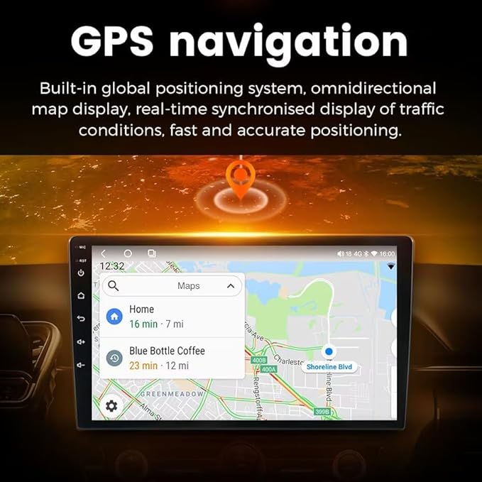 5GWiFi Upgrade Stereo Radio for Nissan Frontier SV 2013-2020 - 8-Core Wireless Car-Play Android Auto GPS Navigation - 2GB RAM 64GB ROM 9 Inch Touch Screen Blue-Tooth RDS FM DSP SWC Camera | 9 Inch 8-Core Wireless Car-Play Android Auto G...
