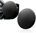 Car Steering Wheel Cover Sun Shade, 15.7" All-round Sun-proof and Anti-aging Protector for All Seasons, Thickened Waterproof Sunshade Cover, Universal for Most Car Truck SUV (Black)