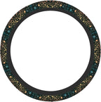 Magical Astrology Moon Star Steering Wheel Cover for Women Men Girls Car Accessories Decor Anti-Slip Neoprene Auto Steering Wheel Covers Protector Universal 15 Inch
