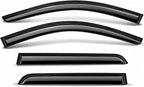 2023-2026 Tape-On Rain Guards for Honda Pilot Side Window Deflector Visors LX Sport EX-L TrailSport Touring Elite Smoke Tinted Vent Shades 2024 2025
