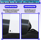 4PCS Car Door Edge Guards Protectors, Self-Adhesive Car Side Door Corner Protector Anti-Collision Trim Sticker, Anti-Rub Vehicle Exterior Decorative Accessory for Cars Trucks SUVs (Black)