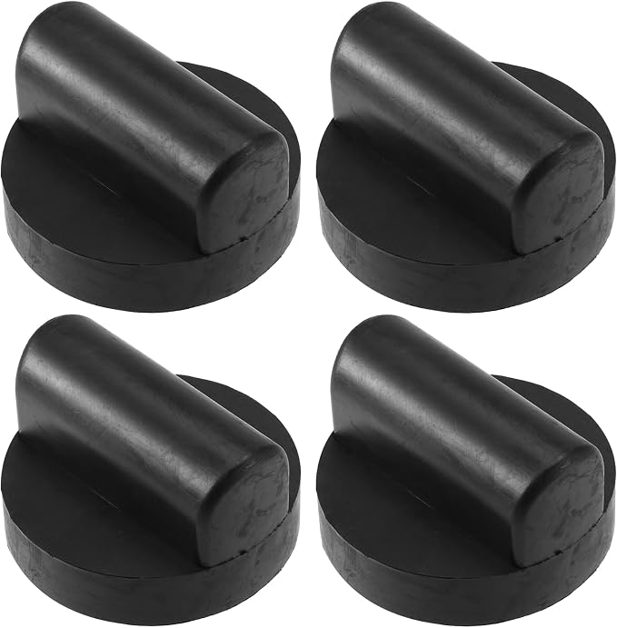 4 Pcs Rubber Jack Puck Jacking Lift Pad Jack Lift Point Pad Adapter for Audi TT RS R8 A6 Support Point Adapter Jacking Trolly Car Removal Repair Tool