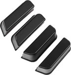 4PCS Door Side Storage Box for Ford Fusion 2013 2014 2015 2016 2017 2018 2019 2020 Front and Rear Accessories Phone Holder Door Grab Handle Pocket Storage Organizer ABS Plastic, Red Mat