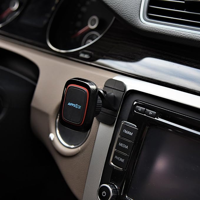 Magnetic Phone Holder for Car, Dashboard Magnetic Car Mount, 360° Rotation Magnet Phone Mount with Strong VHB Adhesive, for All Cell Phones