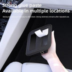 Car Seat Side Pocket Organizer - PU Leather Auto Door Console Mini Storage Bag for Keys, Phone, Sunglasses, Registration, and Documents (Black)